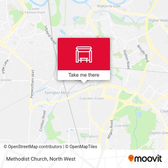 Methodist Church map