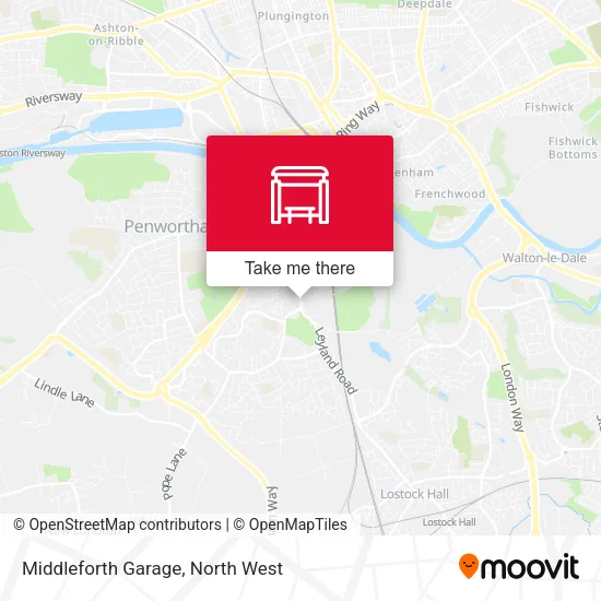 Middleforth Garage map