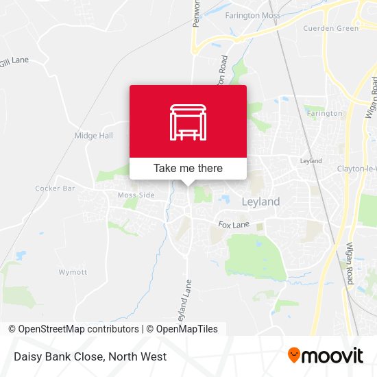 Daisy Bank Close map