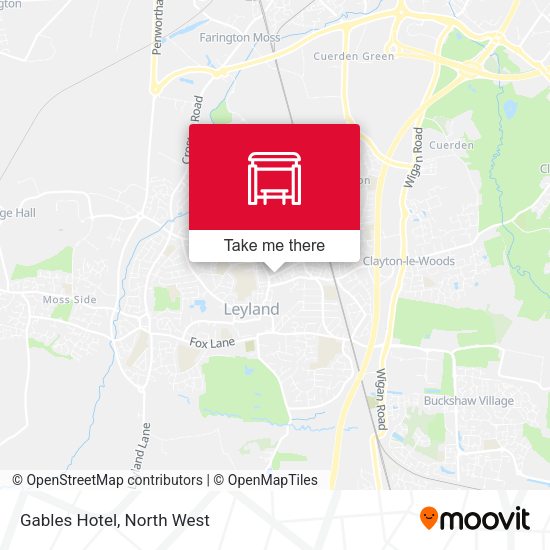 Gables Hotel map