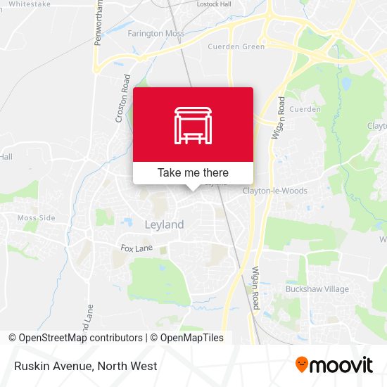 Ruskin Avenue map
