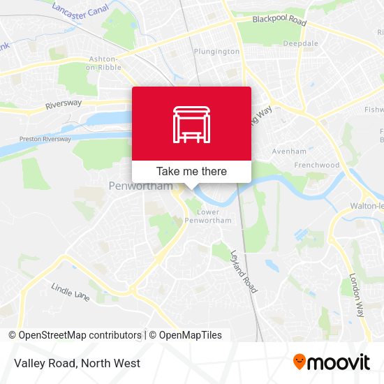 Valley Road map
