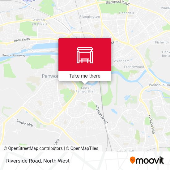 Riverside Road map