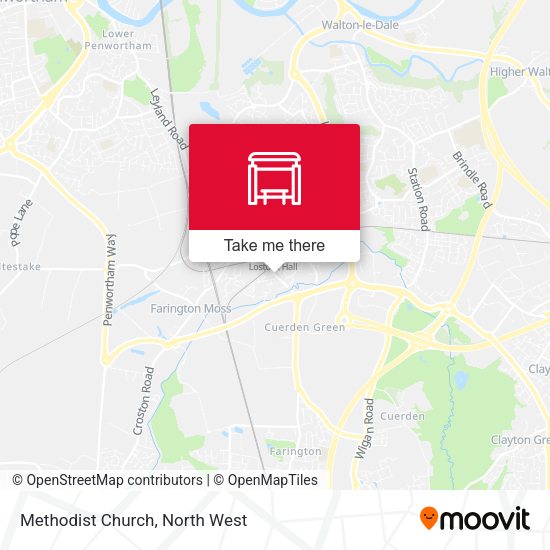 Methodist Church map