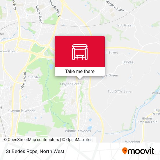 St Bedes Rcps map