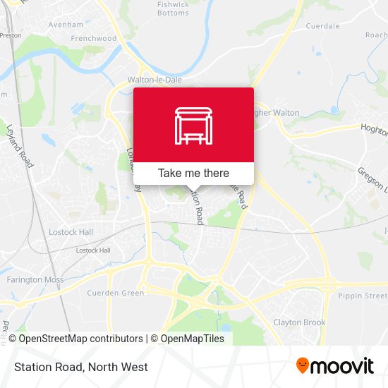Station Road map
