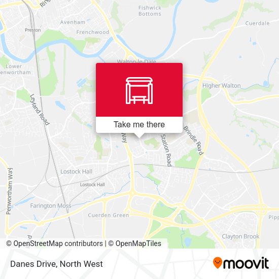 Danes Drive map