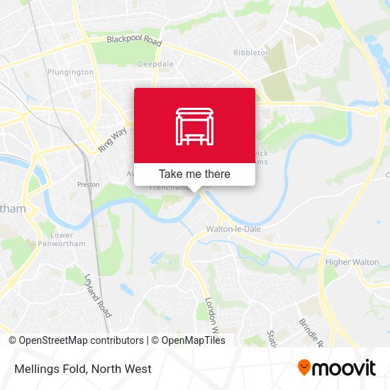 Mellings Fold map