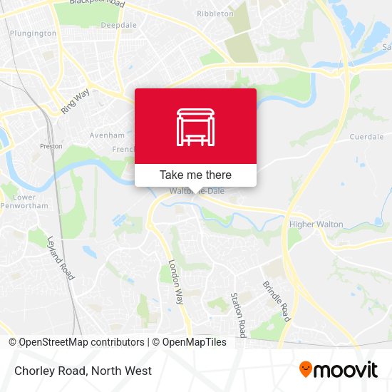 Chorley Road map