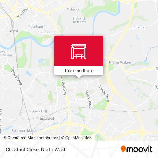 Chestnut Close map