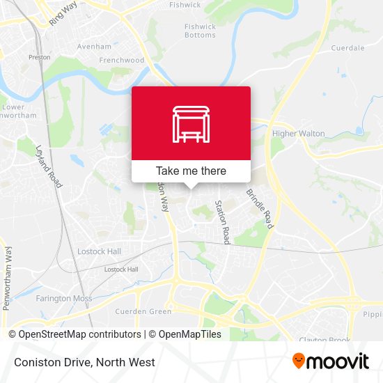 Coniston Drive map