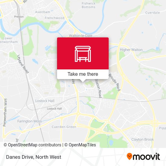 Danes Drive map