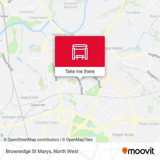 Brownedge St Marys map
