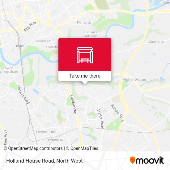 Holland House Road map
