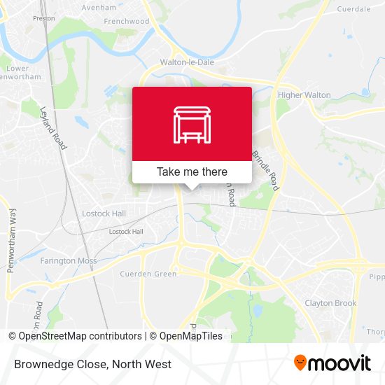 Brownedge Close map