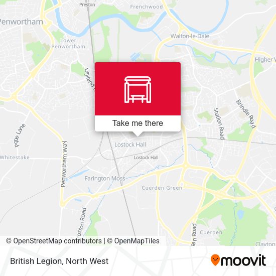British Legion map