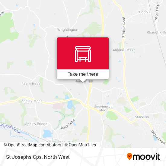 St Josephs Cps map
