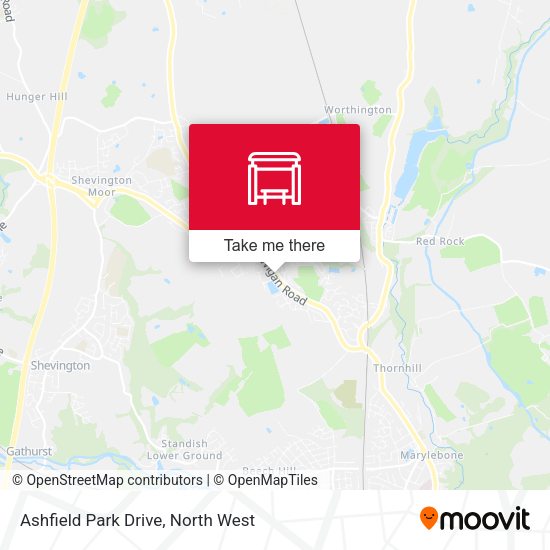 Ashfield Park Drive map