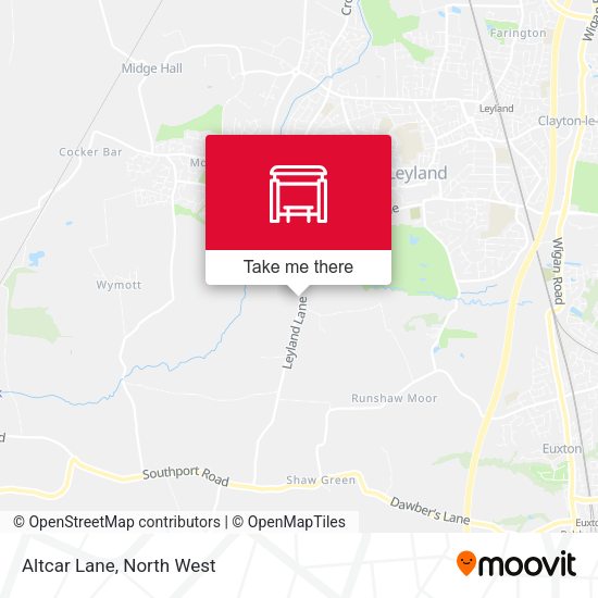 Altcar Lane map