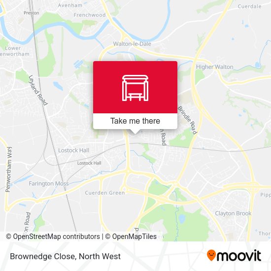 Brownedge Close map