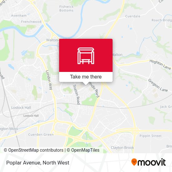 Poplar Avenue map