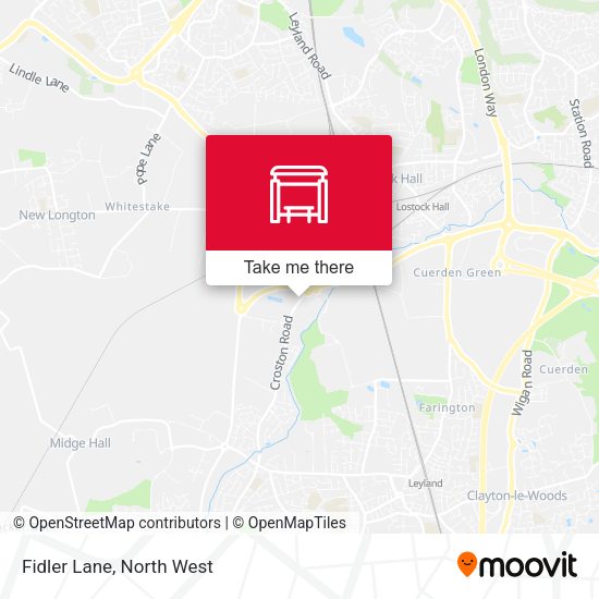 Fidler Lane map