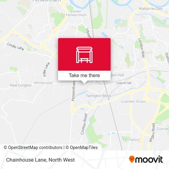Chainhouse Lane map