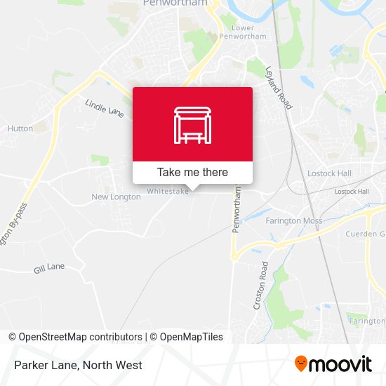 Parker Lane map
