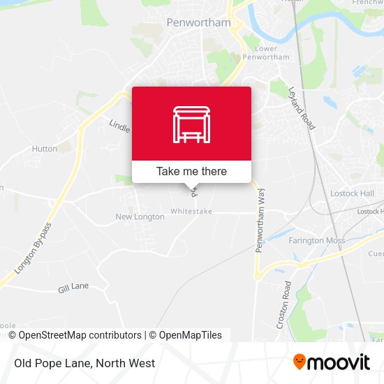 Old Pope Lane map