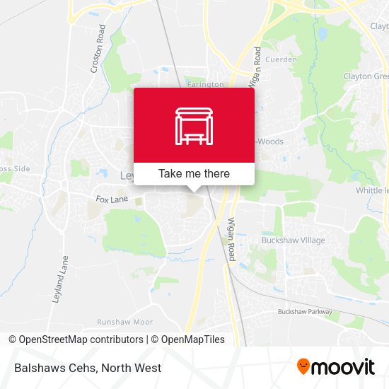 Balshaws Cehs map