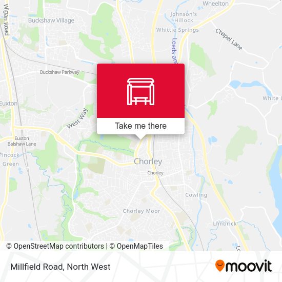 Millfield Road map