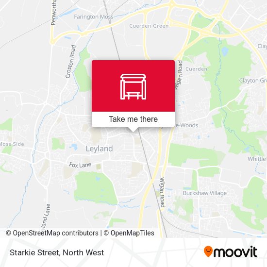 Starkie Street map