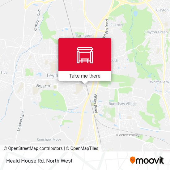 Heald House Rd map