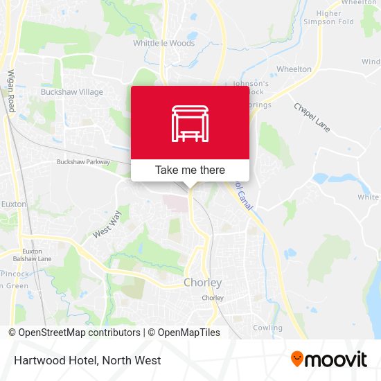 Hartwood Hotel map