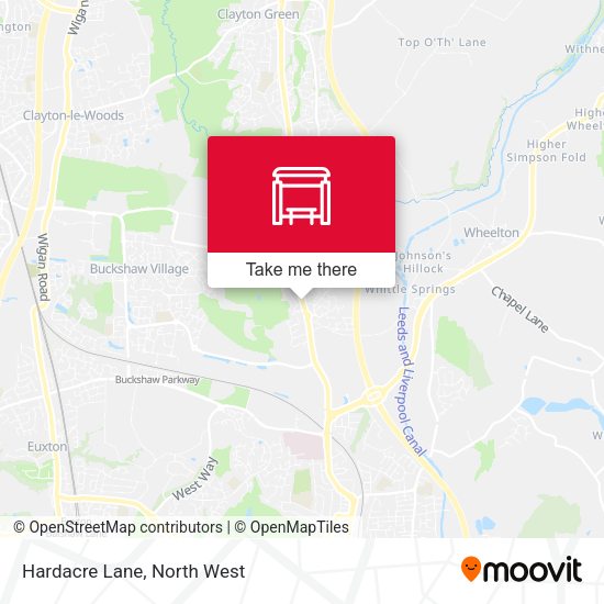Hardacre Lane map