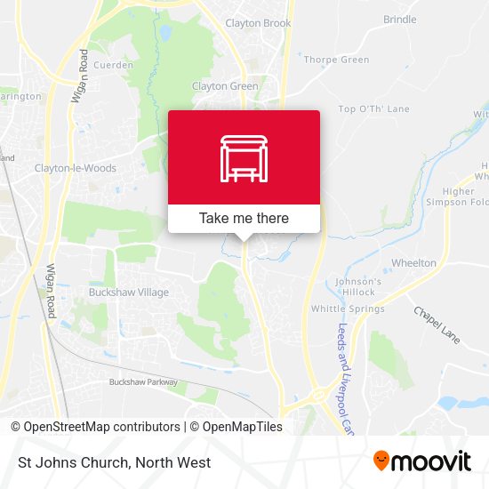 St Johns Church map