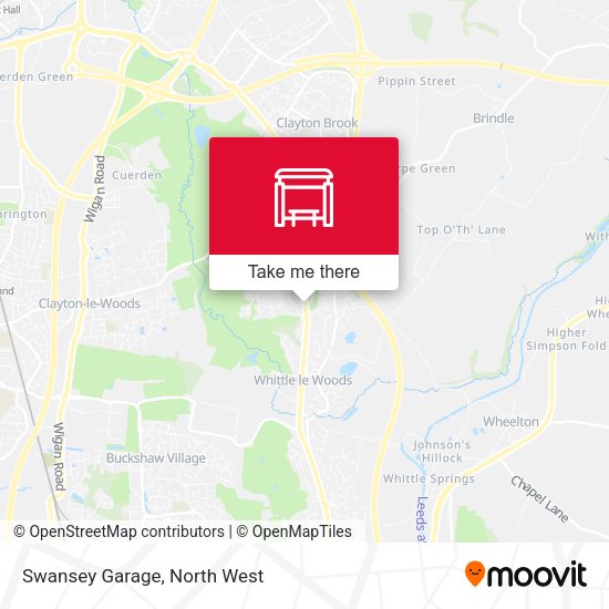 Swansey Garage map