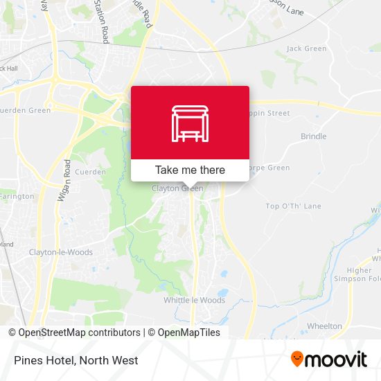 Pines Hotel map