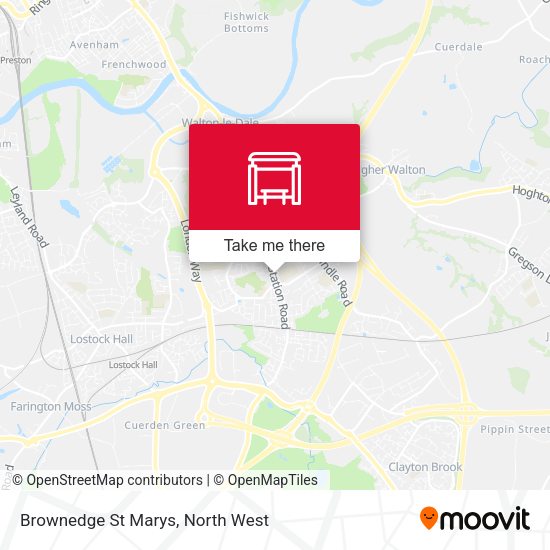 Brownedge St Marys map