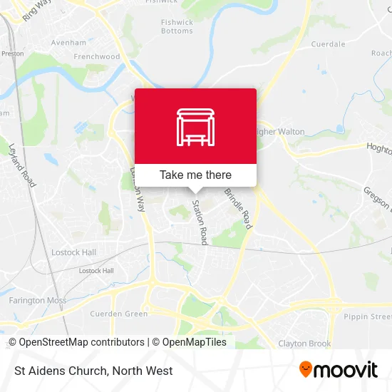 St Aidens Church map