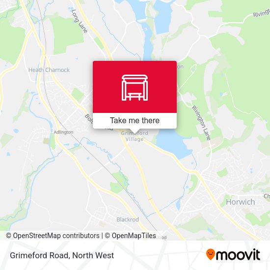 Grimeford Road map