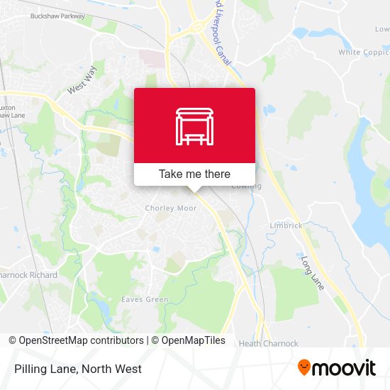 Pilling Lane map