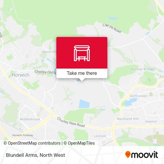 Blundell Arms map