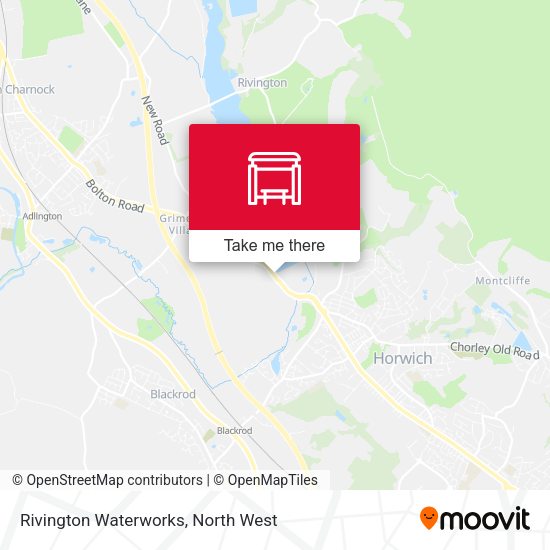 Rivington Waterworks map