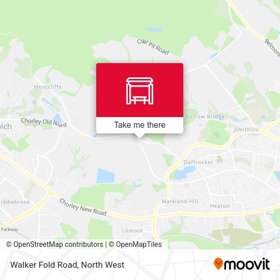 Walker Fold Road map
