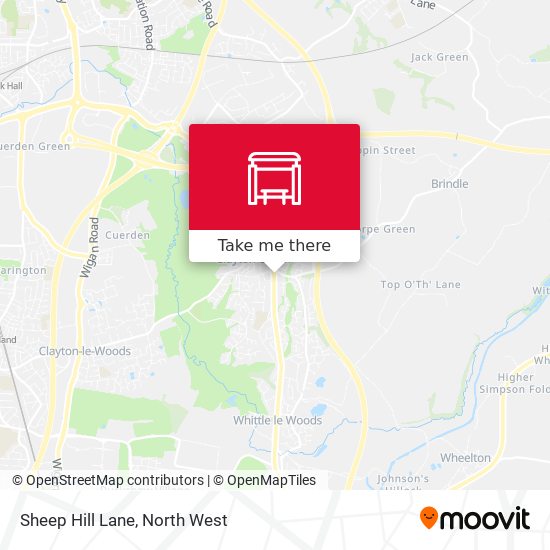 Sheep Hill Lane map