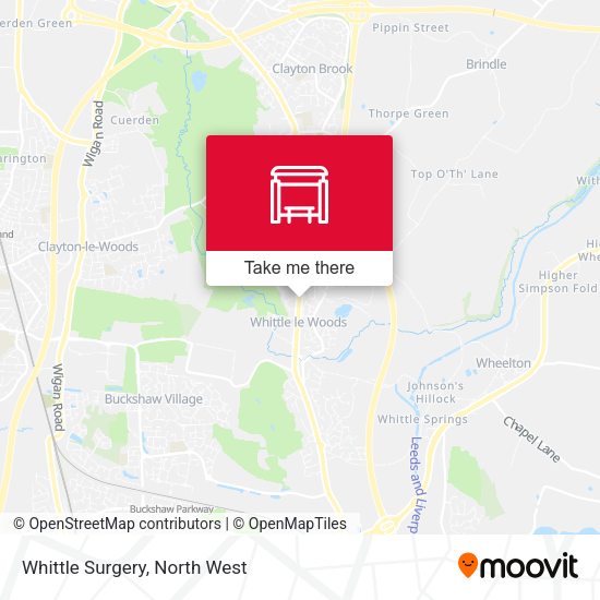 Whittle Surgery map