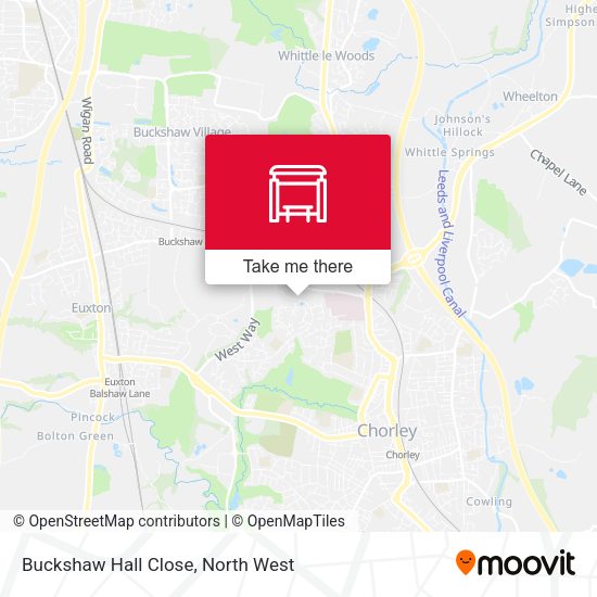Buckshaw Hall Close map