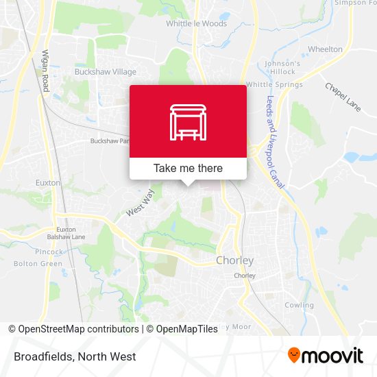 Broadfields map