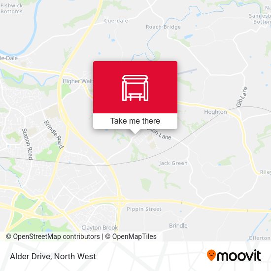 Alder Drive map